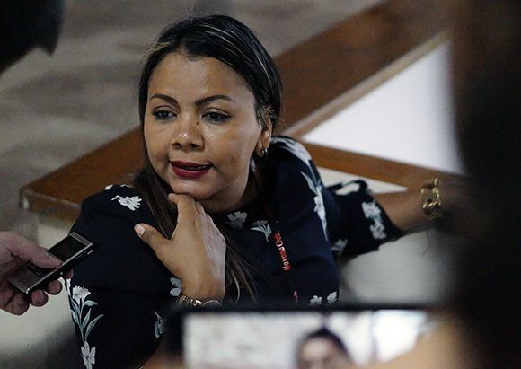 La ecuatoriana Betty Roda. Foto: Yadiana S. Gibert/ Cubadebate. 