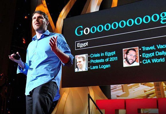 Eli Pariser, activista web y autor del libro “Filtros burbuja: las cosas que Internet te esconde”. Foto: TED.