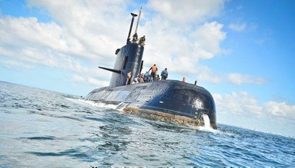 Los 44 tripulantes del "San Juan" son todos submarinistas profesionales de la Armada. Foto: EFE