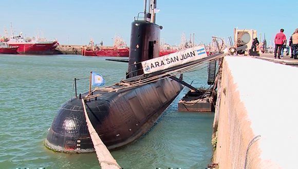 El submarino ARA San Juan. Foto: Armada Argentina.