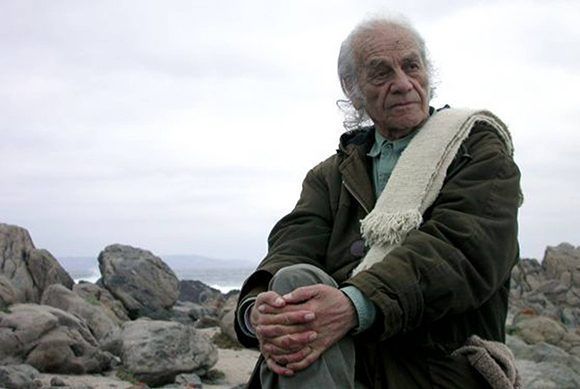 El poeta chileno Nicanor Parra cuando tenía 94 años. Foto: Archivo.