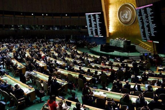 Votación en la ONU: Solo 8 Estados apoyaron a Washington. Foto de Archivo