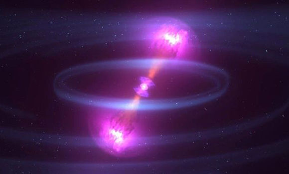 Ondas gravitacionales. Foto: NASA