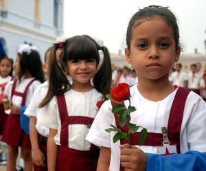 El acceso a una educación gratuita es uno de los grandes logros en Cuba en materia de derechos humanos. Foto: Archivo.