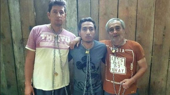 Team of Ecuadorian journalists formed by Javier Ortega, Paul Rivas and Ephraim Segarra kidnapped last March 26.
