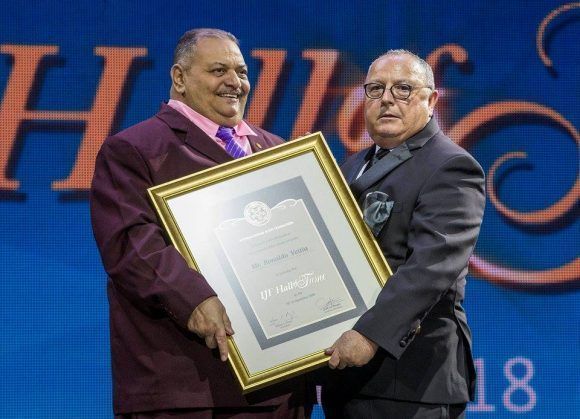   Ronaldo Veitia is elevated to the Hall of Fame World Judo. / Photo: FIJ 