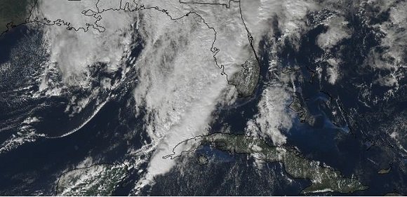 Baja extratropical afecta al occidente cubano