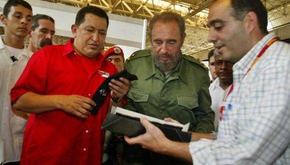 Recorrido por Expocuba en ocasión de la primera reunión Cuba - Venezuela para la aplicación de la Alternativa Bolivariana para las Américas (ALBA) con sede en este recinto ferial. Foto: ACN