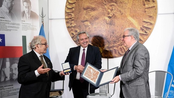 Inauguran en Argentina Casa de los Premios Nobel Latinoamericanos