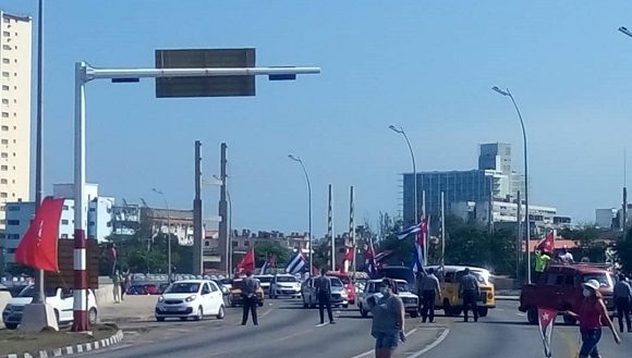  caravana contra el Bloqueo en La Habana