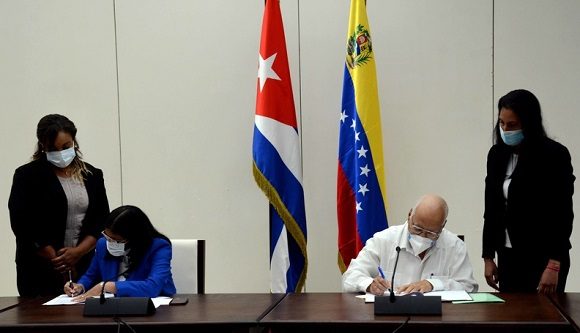 Cuba y Venezuela firman nuevos acuerdos de cooperación intergubernamental