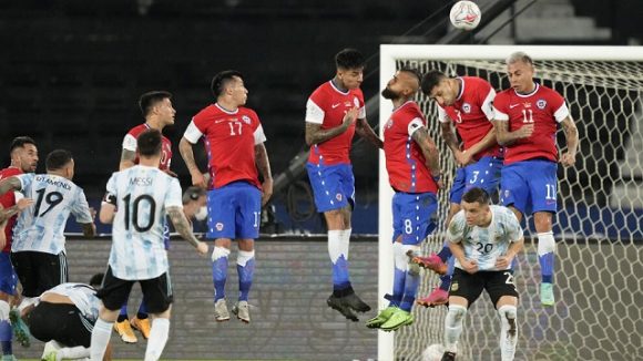 El gol de Messi ante Chile fue espectacular. Foto: Marca Colombia.