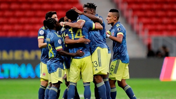 Colombia terminó en tercer lugar de la Copa América. Foto: EFE.