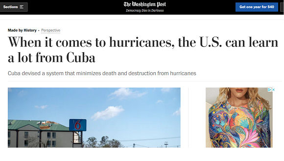 Cuando se trata de huracanes EEUU tiene mucho que aprender de Cuba