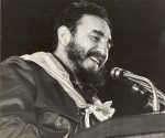 Fidel Castro en el acto por el XV Aniversario de la Fundación de los de los CDR, el 28 de sptiembre de 1975. Foto: Fidel Soldado de las Ideas.