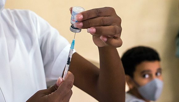 Más de un millón de niños cubanos con esquema completo de vacunación antiCOVID-19 (+ Tuit y Video)