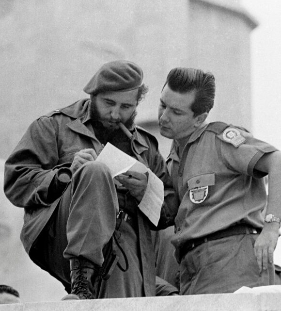 Fidel y Hart el 22 de diciembre de 1961. Foto AP