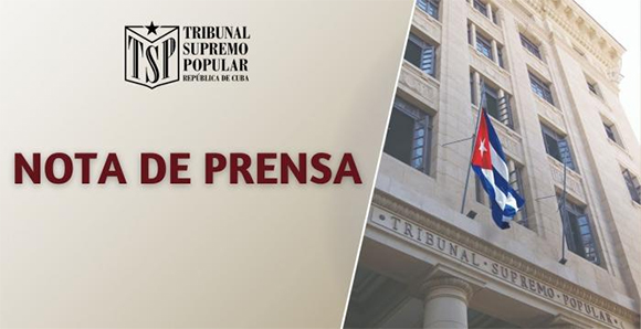 Tribunal Supremo Cuba Nota