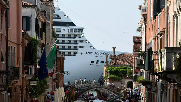 Venecia Turismo cruceros sobrecarga AFP