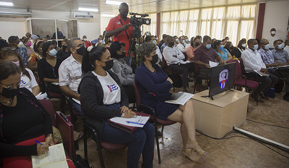 V Pleno de la Dirección Nacional de los CDR. Foto: Ismael Francisco/ Cubadebate.