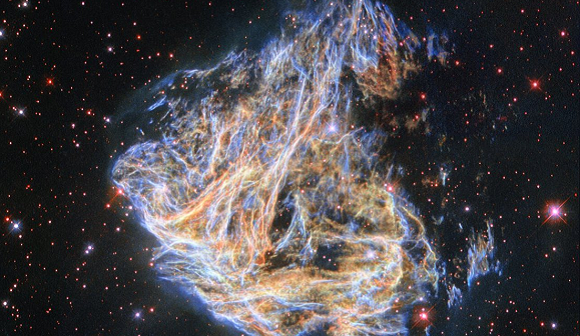 Telescopio Hubble capta el remanente de una supernova más brillante jamás hallado en una galaxia vecina