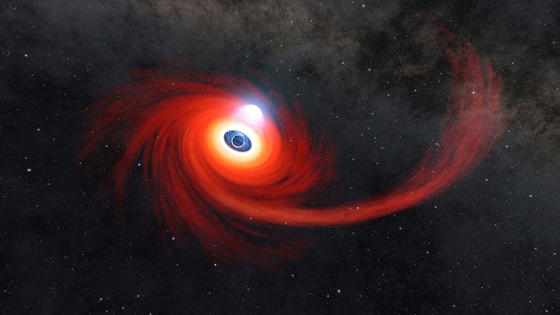La NASA scatta una foto senza precedenti di un buco nero che divora una stella (+ video)