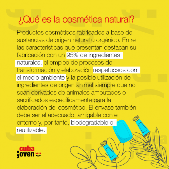 cosmetica natural definicion