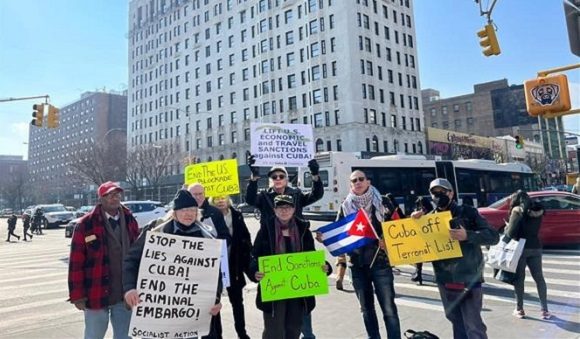 Solidaridad con Cuba por el cese del bloqueo se hizo patente en varias ciudades del mundo