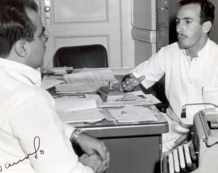 El joven José Ramón Machado Ventura se graduó de médico, en La Habana, donde estaba la única escuela de Medicina en Cuba, antes de 1959. Foto: Archivo de Granma.