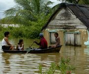 Inundaciones en Guane, cuando el Huracán Alberto. Foto: Ismael Francisco/ Cubadebate.