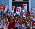 Pioneros cubanos evocan a Fidel. Foto: Sitio Fidel Soldado de las Ideas.