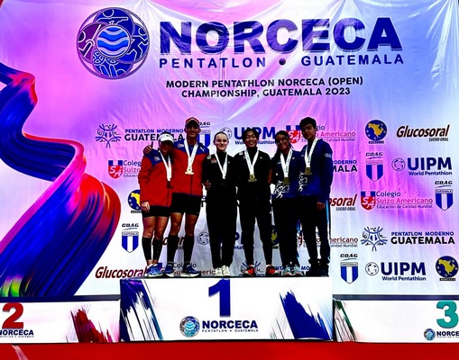 Sunel Lezcano And Taily Jáuregui Took The Podium In Norceca Under 19 Years Based In Guatemala.  Photo: Radio Santa Cruz/X