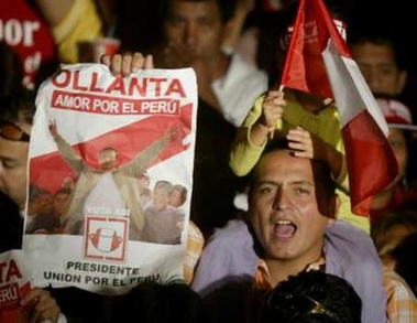 Triunfa sin discusión Humala; va a segunda vuelta